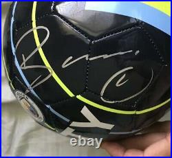 Claudio Bravo Signed Manchester City Full Size Soccer Ball With Exact Proof