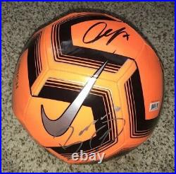Claudio Bravo and Alexis Sanchez Signed Nike Soccer Ball Chile With Proof