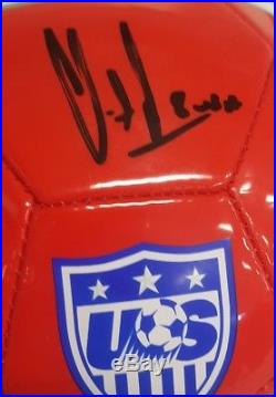 Clint Dempsey Auto Signed Nike Soccer Ball Team USA Inscription PSA/DNA S1