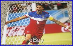 Clint Dempsey Signed 11x14 USA Soccer Photo with proof