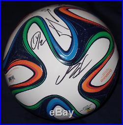 Clint Dempsey Signed Auto Brazuca Soccer Ball Usmnt Yedlin Klinsmann World Cup +