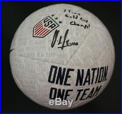 Clint Dempsey Signed Nike Team USA Size 5 Soccer Ball withBeckett COA Q29960