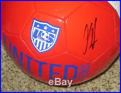 Clint Dempsey Signed Nike USA Soccer Ball with proof