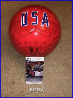 Clint Dempsey Signed USA Soccer Ball Auto Jsa Rare Usmnt Legend Sounders