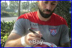 Clint Dempsey Signed USA Soccer Ball with proof