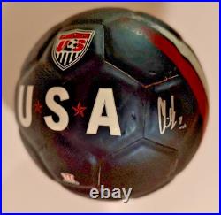 Clint Dempsey USMNT Signed Nike Mini Soccer Ball JSA with case (HOF)