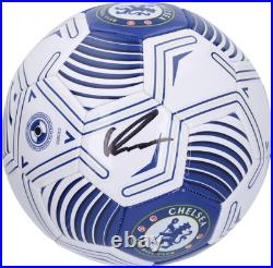 Cole Palmer Chelsea F. C. Autographed Blue & Grey Logo Soccer Ball Cole Palmer Chelsea F. C. Autographed Blue & Grey Logo Soccer Ball