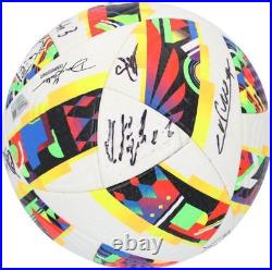 Columbus Crew Signed MU Soccer Ball from 2024 MLS Season with15 Autos AE61057