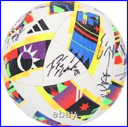 Columbus Crew Signed MU Soccer Ball from 2024 MLS Season with15 Autos AE61057
