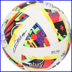 Columbus Crew Signed MU Soccer Ball from 2024 MLS Season with15 Autos AE61057