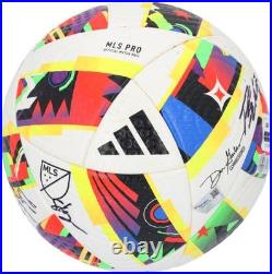 Columbus Crew Signed MU Soccer Ball from 2024 MLS Season with16 Autos AE18378