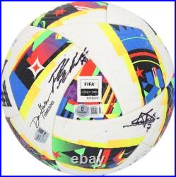 Columbus Crew Signed MU Soccer Ball from 2024 MLS Season with16 Autos AE18378