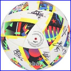 Columbus Crew Signed MU Soccer Ball from 2024 MLS Season with16 Autos AE18378