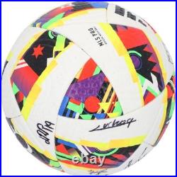 Columbus Crew Signed MU Soccer Ball from 2024 MLS Season with16 Autos AE18378