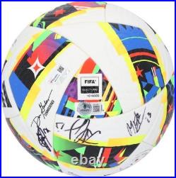 Columbus Crew Signed MU Soccer Ball from 2024 MLS Season with16 Autos AE18386