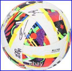 Columbus Crew Signed MU Soccer Ball from 2024 MLS Season with16 Autos AE18386