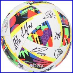 Columbus Crew Signed MU Soccer Ball from 2024 MLS Season with16 Autos AE18386