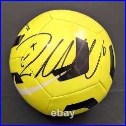 Cristiano Ronaldo Al-Nassr Signed Autographed Soccer Ball with COA