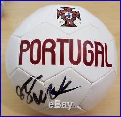 Cristiano Ronaldo Auto Autograph Signed Nike Portugal Soccer Ball Psa / Dna