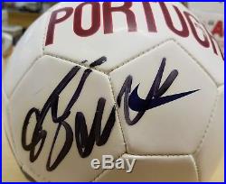 Cristiano Ronaldo Auto Autograph Signed Nike Portugal Soccer Ball Psa / Dna