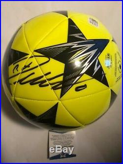 Cristiano Ronaldo Autographed Full Size Soccer Ball 1 Beckett Witnessed COA