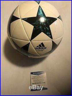 Cristiano Ronaldo Autographed Full Size Soccer Ball Beckett Witnessed COA
