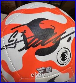Cristiano Ronaldo Autographed Manchester United Soccer Ball, Fanatics COA