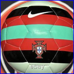 Cristiano Ronaldo Autographed Portugal Nike Soccer Ball Fütbol Beckett BAS