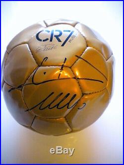 Cristiano Ronaldo Autographed Soccer Ball CR7 MUSEUM signed
