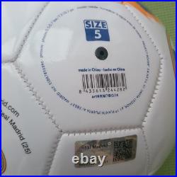 Cristiano Ronaldo CR7 Hand-Signed Real Madrid Soccer Ball Official With COA Cristiano Ronaldo CR7 Hand-Signed Real Madrid Soccer Ball Official With COA