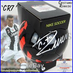 Cristiano Ronaldo CR7 Original Autographed Hand Signed Nike Ball with COA