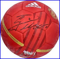 Cristiano Ronaldo Manchester United Autographed Logo Soccer Ball