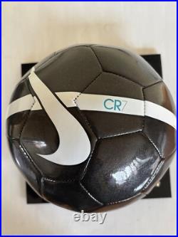 Cristiano Ronaldo Nike CR7 Autograph Signed Black Soccer Ball