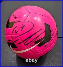 Cristiano Ronaldo Portugal, Al-Nassr Signed Autographed Soccer Ball with COA