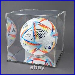 Cristiano Ronaldo Qatar Hand Signed WithCOA+Free shipping+ tax refund to the U. S. A