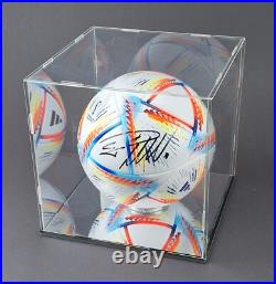 Cristiano Ronaldo Qatar Hand Signed WithCOA+Free shipping+ tax refund to the U. S. A