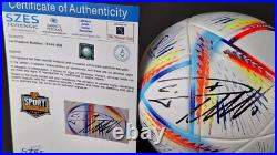 Cristiano Ronaldo Qatar Hand Signed WithCOA+Free shipping+ tax refund to the U. S. A