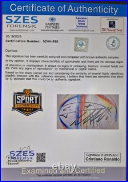 Cristiano Ronaldo Qatar Hand Signed WithCOA+Free shipping+ tax refund to the U. S. A