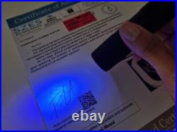 Cristiano Ronaldo Qatar Hand Signed WithCOA+Free shipping+ tax refund to the U. S. A