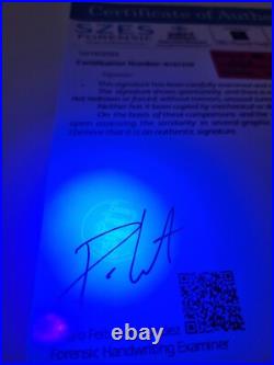 Cristiano Ronaldo Qatar Hand Signed WithCOA+Free shipping+ tax refund to the U. S. A