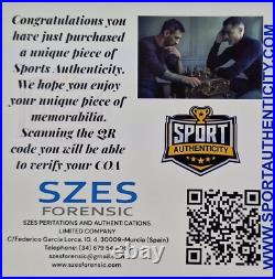 Cristiano Ronaldo Qatar Hand Signed WithCOA+Free shipping+ tax refund to the U. S. A