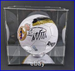 Cristiano Ronaldo Real Madrid F. C. Ball Hand Signed COA Free shipping worldwide