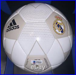 Cristiano Ronaldo SIGNED Real Madrid Manchester City Soccer Ball BAS WITNESS COA