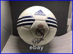 Cristiano Ronaldo Signed Adidas Real Madrid Soccer Ball Beckett Witnessed COA 1A