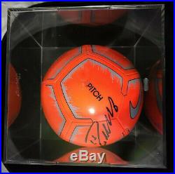 Cristiano Ronaldo Signed Autographed Nike Pitch Size 5 Soccer Ball COA and Case
