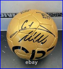 Cristiano Ronaldo Signed CR7 Museum Ball Gold