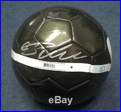 Cristiano Ronaldo Signed Full Size NIKE Black Soccer Ball Autograph PSA/DNA COA
