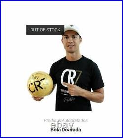 Cristiano Ronaldo Signed Golden CR7 Museum Ball