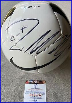 Cristiano Ronaldo Signed Nike Juventus Logo Soccer Ball COA CR7 football