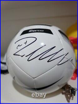 Cristiano Ronaldo Signed Nike Logo Soccer Ball COA CR7 football